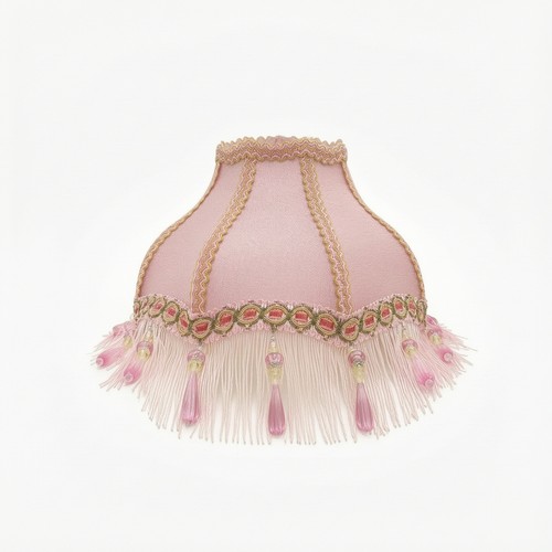Lampshade with fringe - lampshade,