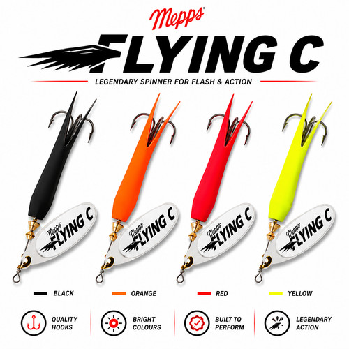 Mepps aglia flying spinners - mepps,