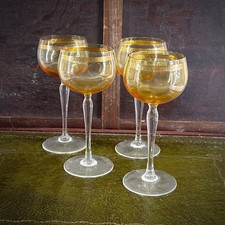 Vintage set amber gold - vintage,