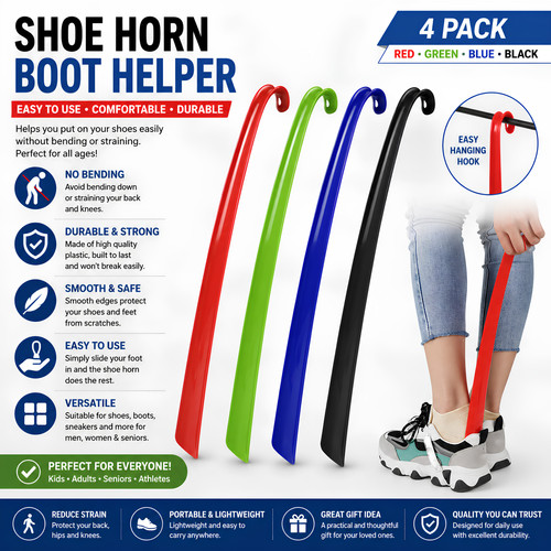 Extra long shoe horn 42cm - extra,