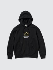 Uniqlo NYC Pop Icons Jean Michel Basquiat Pullover Hoodie Black Size Large/XL