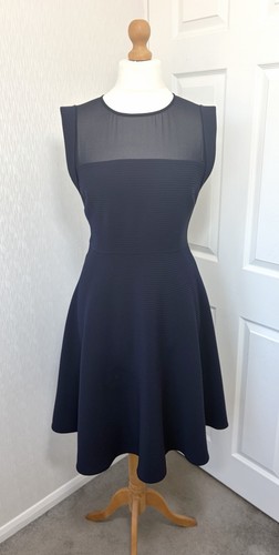 Hobbs dark navy fit flare - navy, &