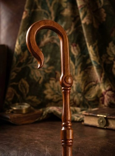 Wooden bishop staff - wooden,