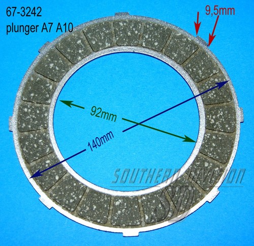 3242 clutch pad - 67-3242,