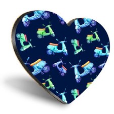 Heart MDF Coaster Bike Scooter