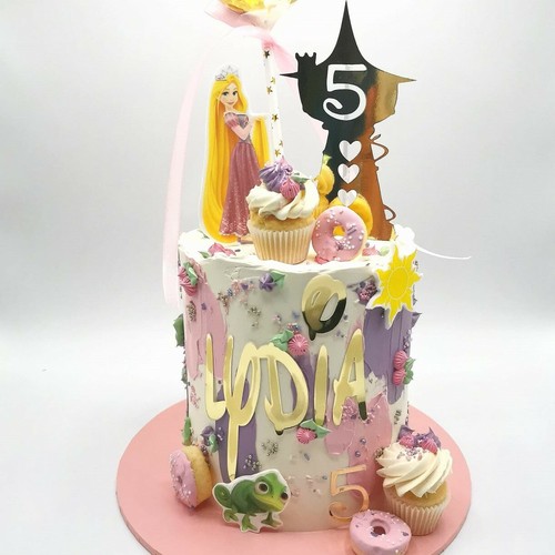Rapunzel themed edible prints