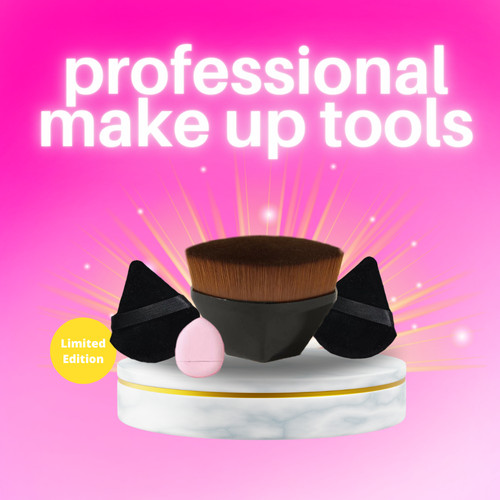 Triangle velvet powder puff - triangle,