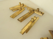Vintage Brass Door Lock Sliding Bolt Old Toilet WC Loo Retro Deco 2.5" -£5 each