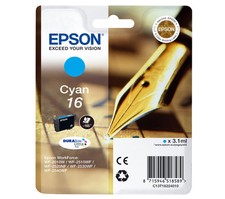 Epson 16 Genuine Cyan Printer Ink Cartridge T1622