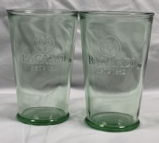 2 Bacardi Rum Embossed Bat
