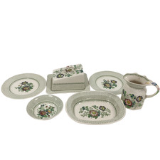 Vintage Floral Tableware Bundle Mason's Patent Ironstone Paynsley Pattn 6 Pieces