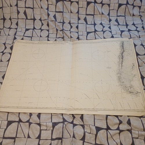 Vintage 1948 admiralty chart - admiralty,