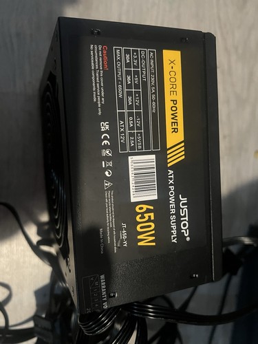 Justop black 650w - 650w, psu,