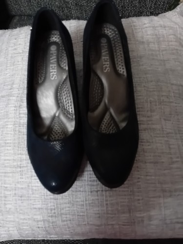 Pavers size 37navy leather - pavers,
