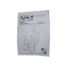 Teresa Shower Sottini Shower Set With Wall  Elbow