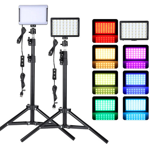 Led video light kit with - led,