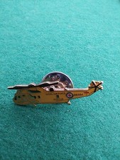 Vintage RAF Rescue Sea King Helicopter Badge (A800)