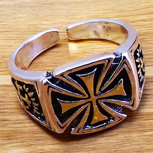 Knight templar cross - ring,