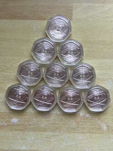 2017 sir isaac newton 50p - 2017,