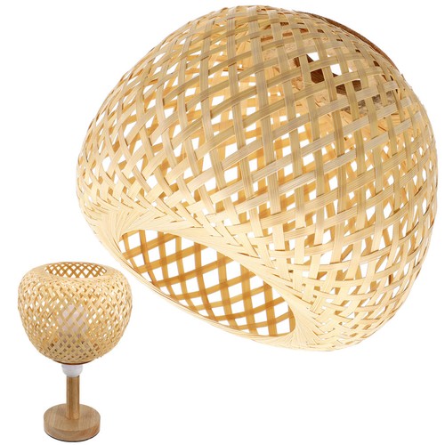 Bamboo woven lampshade diy - bamboo,