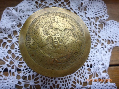 Ww1 trench art brass - ww1,