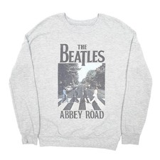 THE BEATLES Crewneck Official Merch Abbey Road Iconic Jumper Sweatshirt Mens XS