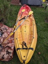  Used RTM Ocean Duo Double Sit On Top Kayak with 2 paddles