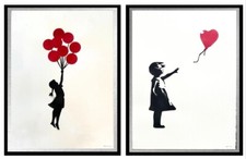 BANKSY Pkg-"Girl 8 Balloons &