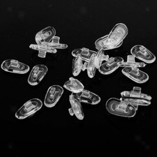 25 Pairs Nose Pads Replacement Silicone for Eye Glasses Sunglasses Push On