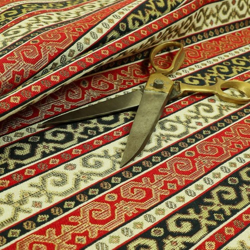 Blue white red chenille - blue,