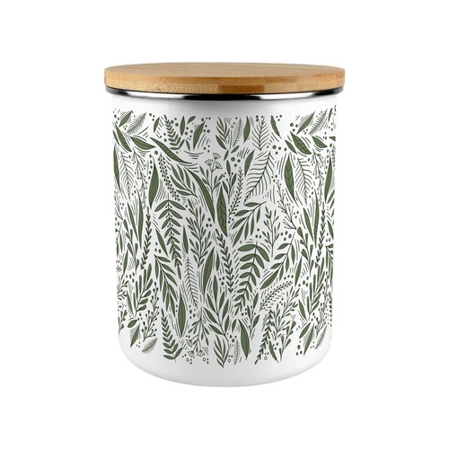 Extra large enamel canister - large,