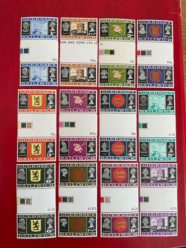 Stamps guernsey - qe, ii