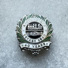 Aslef 40 Years Service -