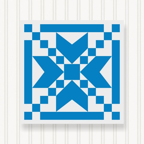 Barn quilt square - barn,
