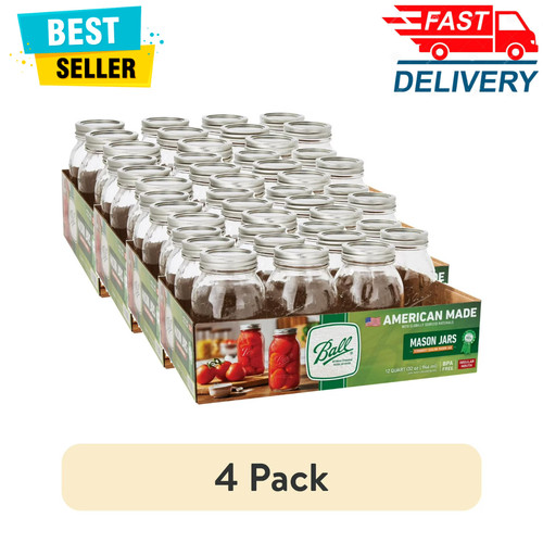 Ball 32oz mason jars regular - ball,