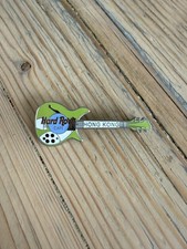 Hard Rock Cafe pin Hong kong Green Rickenbacker John Lennon Guitar