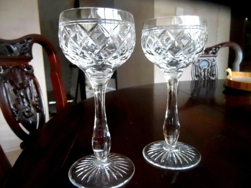 Pair stuart crystal cut - of,