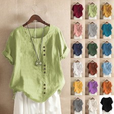 Summer Ladies Cotton Linen