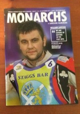 2018 EDINBURGH v LAKESIDE HAMMERS 7th SEPTEMBER      ( EXCELLENT CONDITION ) 