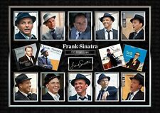 FRANK SINATRA -  SIGNED ORIGINAL A4 PHOTO PRINT MEMORABILIA