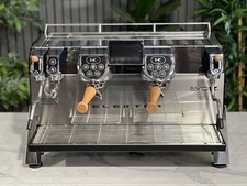 ELEKTRA EVOK 2 GROUP ESPRESSO COFFEE MACHINE BRAND NEW BLACK & TIMBER COMMERCIAL