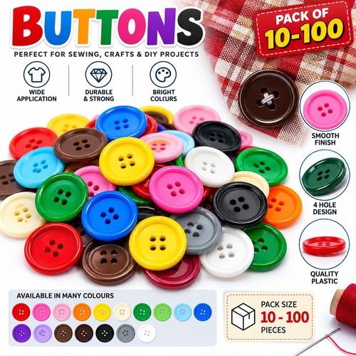 25mm round coat buttons - 25mm,