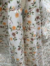 Pair Vintage St Michael Curtains Ditsy Floral Soft Cotton Mix W84” D53” (B65