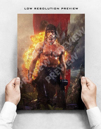 Rambo movie poster classic - movie, –