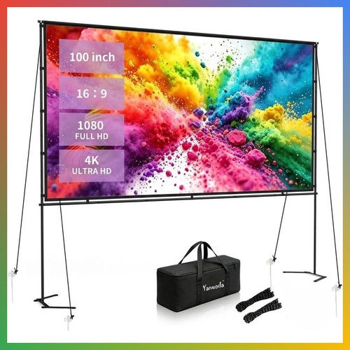 100 inch projector screen - projector,