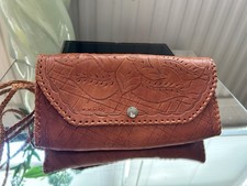 Vintage leather hand tooled - vintage,