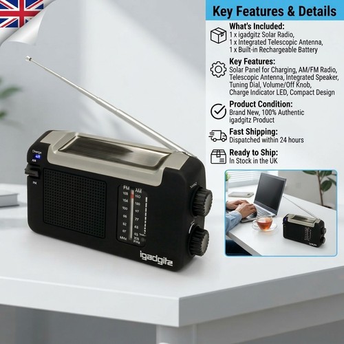 Durable black u4457 - black, am/fm