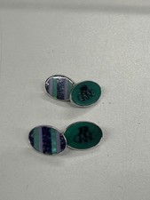 Goodwood GRRC striped marble cufflinks (1/1)