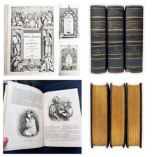 1836 kjv bible set old - 1836,