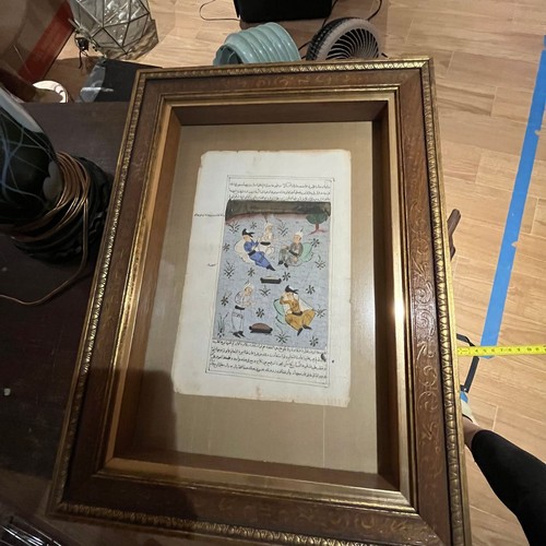 Framed antique persian - antique, or